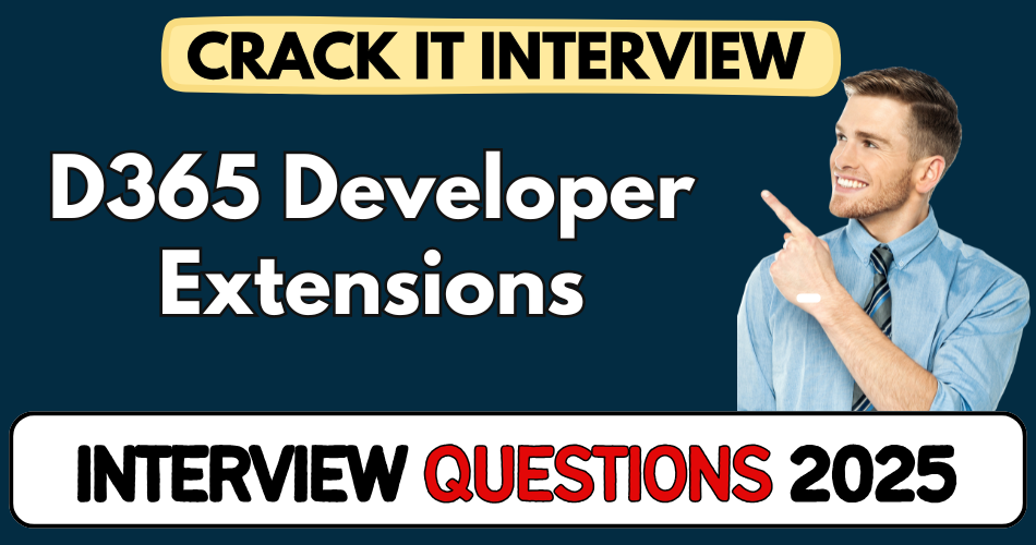 D365 Developer Extensions