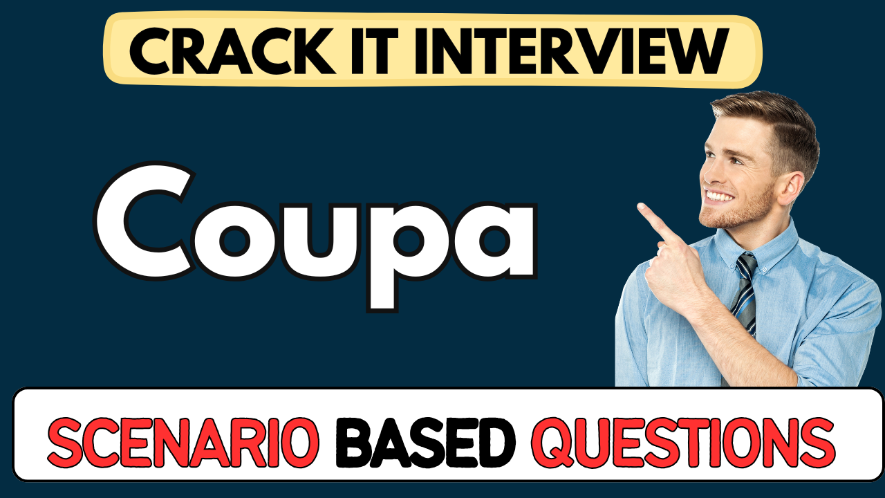 Coupa scenario Based Questions